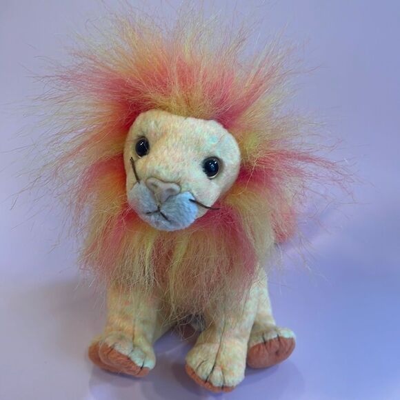 Bushy the Lion (RETIRED) 2000 Beanie Baby Ty Inc. 90s Toy Collectable 10” w tail - Picture 1 of 5